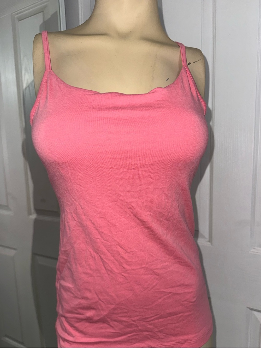 Oscar de la Renta Pink Spaghetti-Strap Camisole